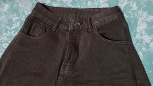 Brown Wide Leg Jeans