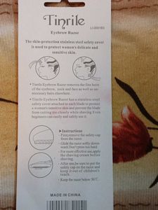 Tinrile Eyebrow Razors - Pack of 3