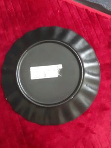 Decorative Plate with Floral &amp; Butterfly Design