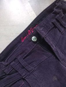Purple Corduroy Pants
