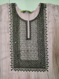 200 For One Superb 🍑kurta black⚫plazo