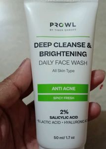 Prowl Deep Cleanse & Brightening Face Wash