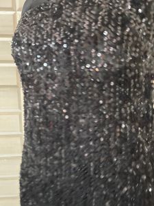 Black Mini Sequence Dress