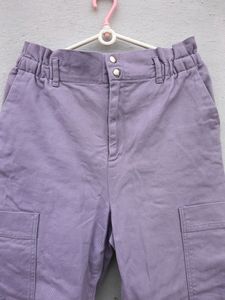 Beautiful Purple Cargo Jeans