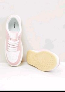 Pink &amp; White Casual Sneakers