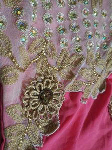 Pink Embroidered Kurta Set