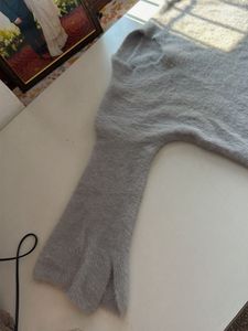Cozy V-Neck Fuzzy Sweater