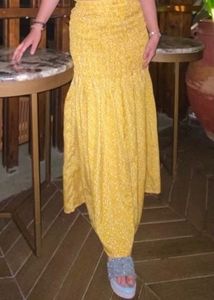 Long Slit Skirt