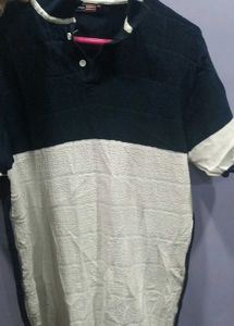 Men's Two-Tone Henley Shirt