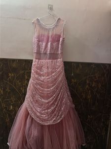 Stunning Pink Embellished Gown