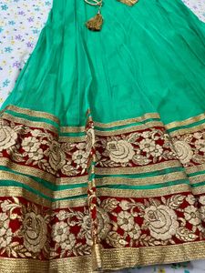 Wedding Season Special Guys🎉 Teal &amp; Gold Lehenga