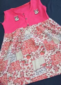 Cute Floral Patchwork Dress