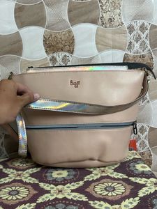 Stylish Beige Handbag