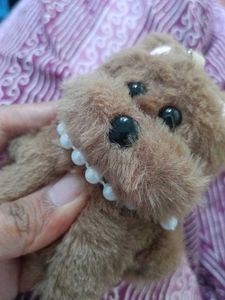 Cute Plush Dog Keychain