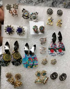 Assorted Dangle & Stud Earrings Set