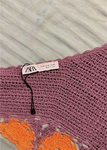 Crochet Halter Neck Crop Top