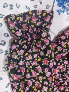 Chic Floral Cutout Maxi Dress