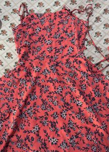 Cute Floral Print Summer Dress