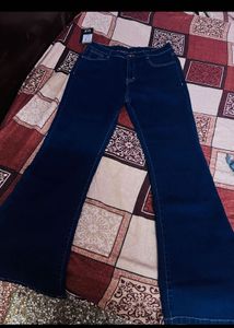 High-Waisted Flare Jeans