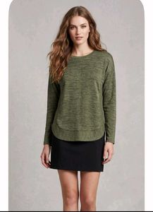 Cozy Green Long Sleeve Top