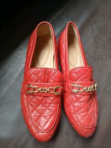 Lounge Grey Mallet Loafers Shoe size (red)