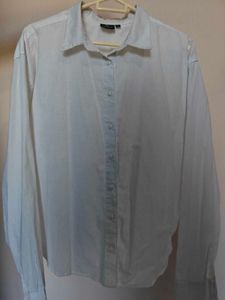 Classic White Button-Up Shirt