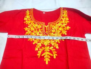 (new)red short kurti