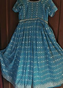 long ethenic gown