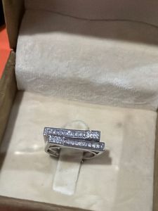 one piece Sparkling  Diamond Rings antitarnish