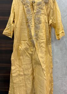 WESTSIDE - Yellow Kurta Set With Dupatta