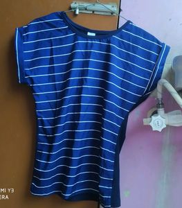 Blue Check Top For Women's Lining to