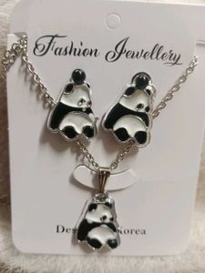 Adorable Panda Jewellery Set