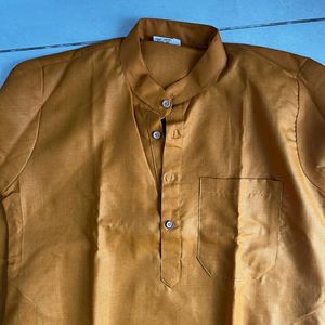 Men's Mustard Kurta (Brand New)