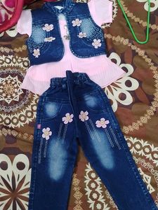 Cute Denim Jacket Dress for Girls