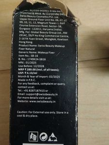 Swiss Beauty Makeup Fixer Natural
