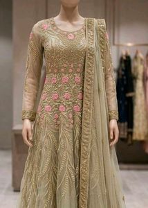 New Designer Embroidered Gown(New One)