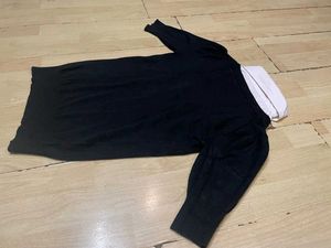 Women's Knit Top with Collared Shirt