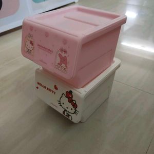2 pce  Sanrio Hello Kitty &amp; My Melody Pink C