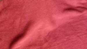 Maroon Ribbed Mock Neck Top