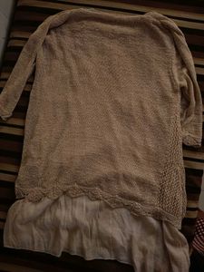 Boho Tunic Top with Floral Embroidery