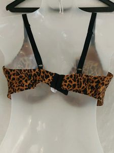 Leopard Print Bra