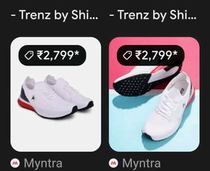 Stylish White Running Shoes