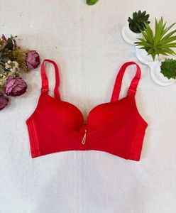 Red Push-Up Bra