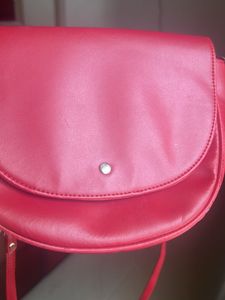 Chic Red Shoulder Bag
