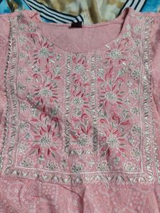 Pink Anarkali Set