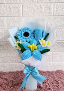 Handmade Crochet Flower Bouquet