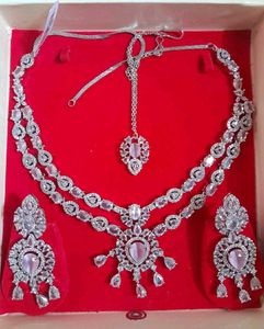 Exquisite AD Bridal Jewellery Set
