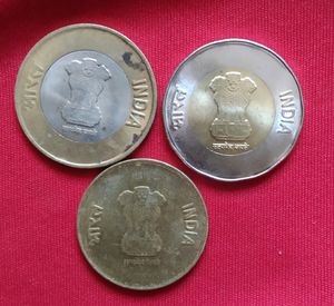 Republican Coins 10,20,5₹