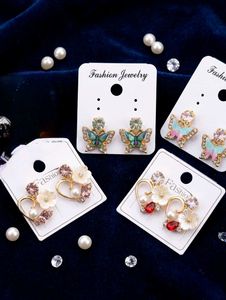 Combo Offer 💥Butterfly &amp; Flower Stud Earrings