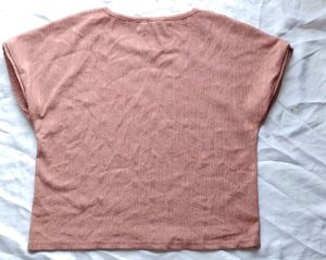 Women's Textured Peach Top